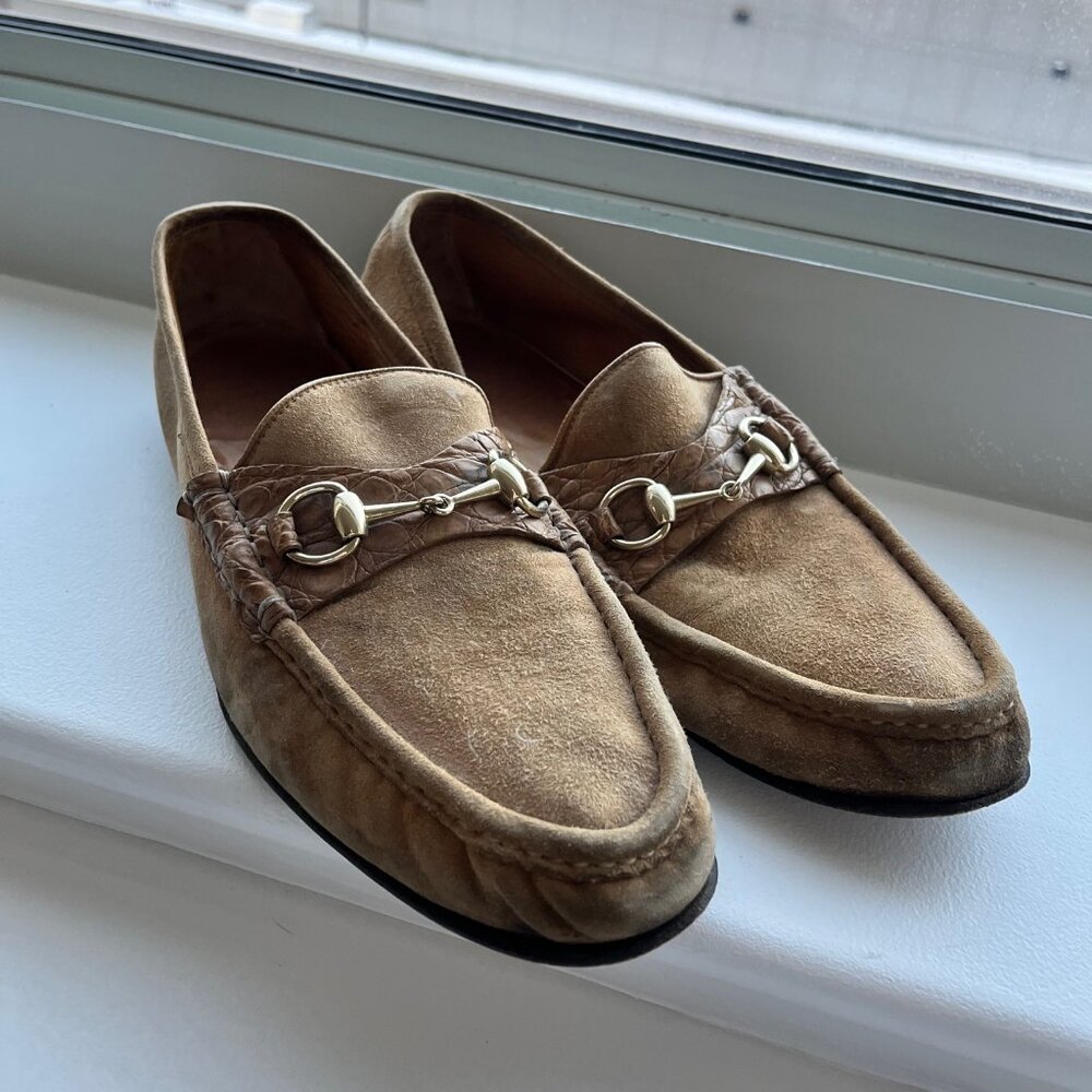 Gucci Suede Men's Loafer Size 9.5